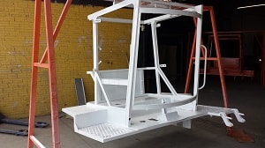 Jateamento e Pintura de Cabines