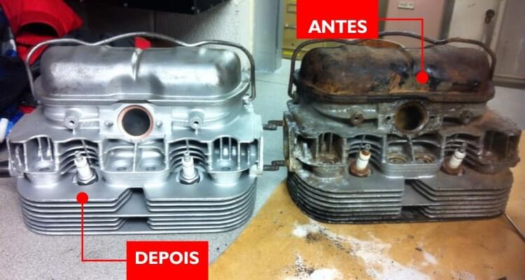 Jateamento com Granalha de Aço